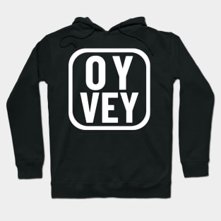 Oy Vey Meme Yiddish Exclamatory Expression Square Frame Rounded Corners Hoodie